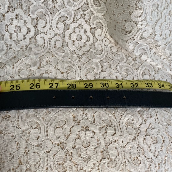 Vintage Brighton Leather Belt | Blue Leather Belt - Picture 5 of 6